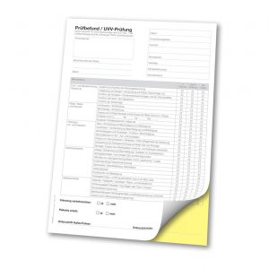 SD-Formular UVV-Prüfung