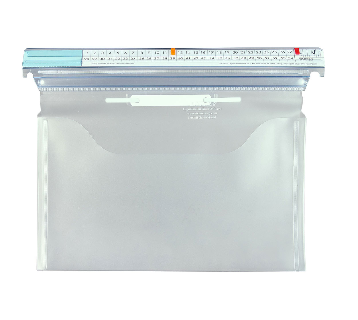 Terminmappe Visimap A4 quer mit Bogenschnitttasche